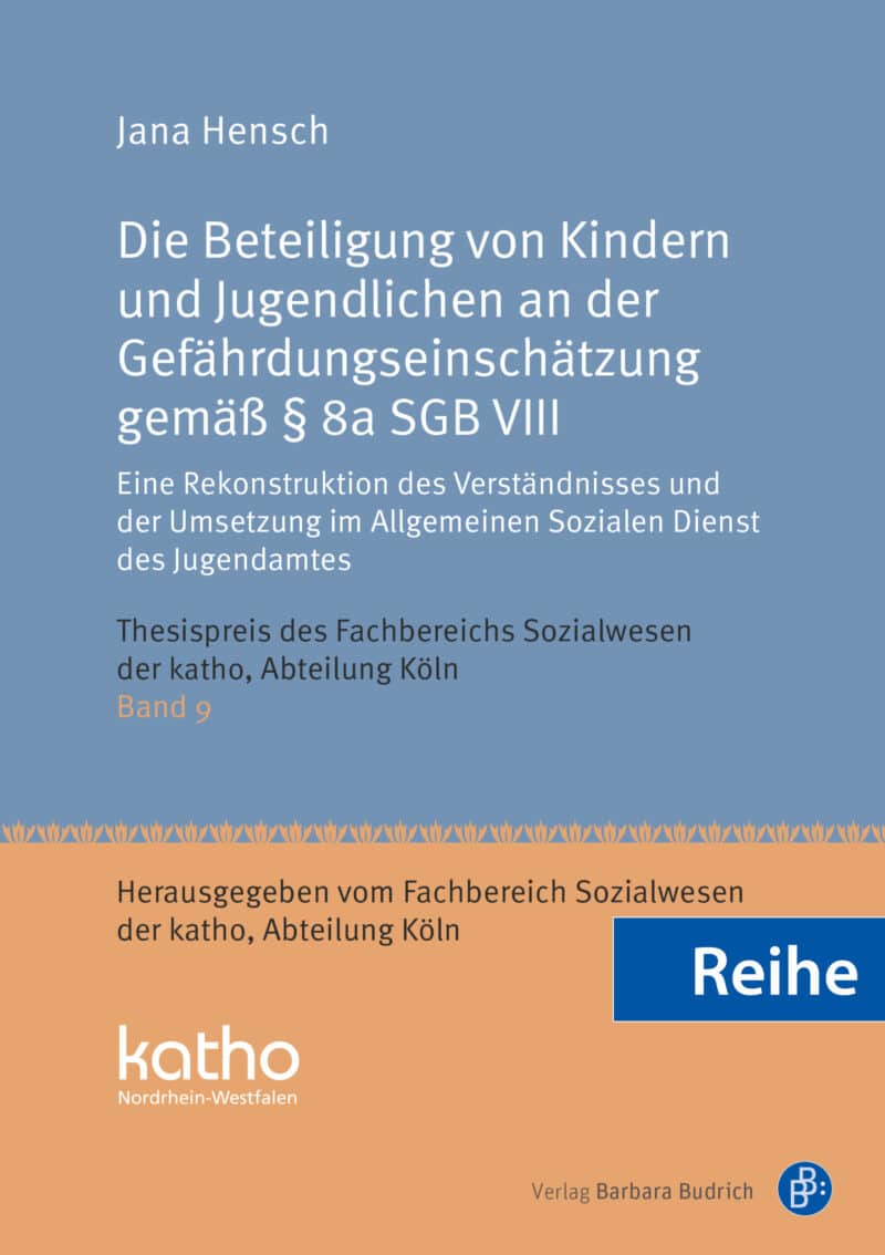 Cover der Reihe: Thesispreis des Fachbereichs Sozialwesen der Katholischen Hochschule Nordrhein-Westfalen, Abteilung Köln