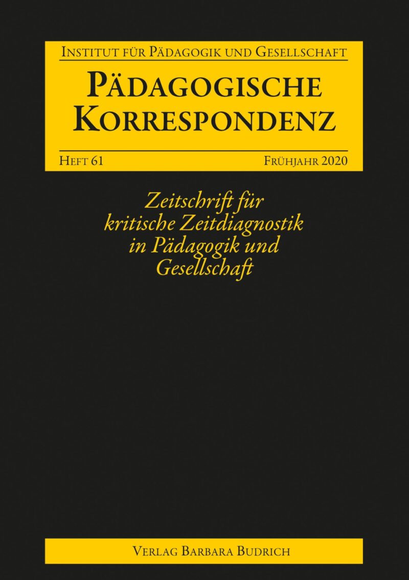 Pädagogische Korrespondenz 61 (1-2020) | Freie Beiträge