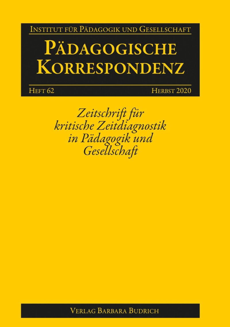 Pädagogische Korrespondenz 62 (2-2020) | Freie Beiträge
