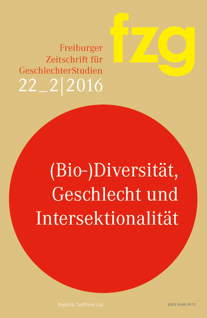 FZG 2-2016 | (Bio-)Diversität, Geschlecht und Intersektionalität