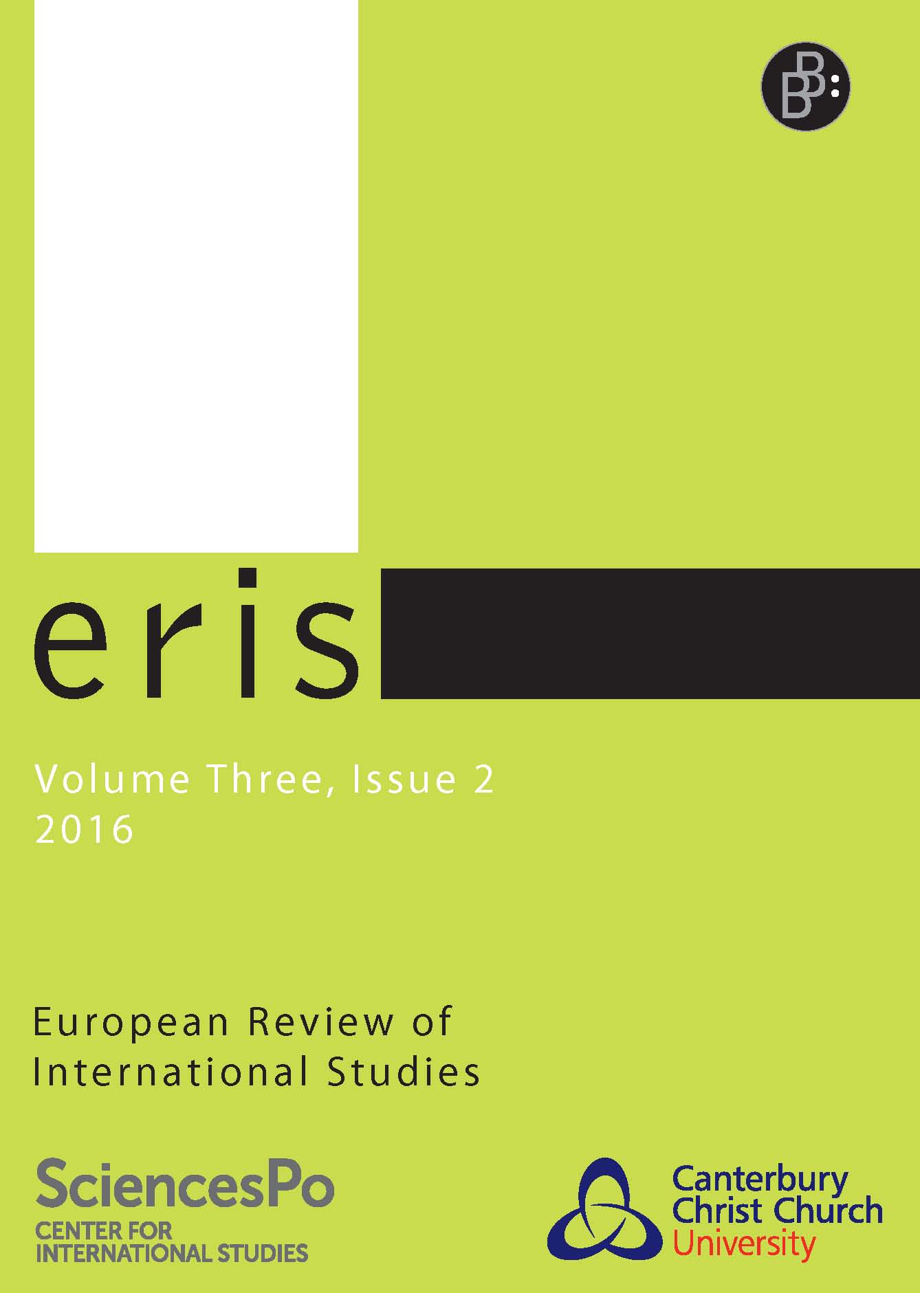 Heft 2-2016 | ERIS - European Review of International Studies