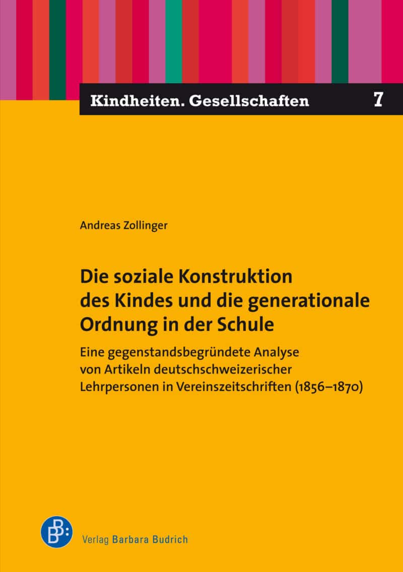 Der Autor: Andreas Zollinger. ISBN: 978-3-8474-2572-4. Verlag Barbara Budrich.