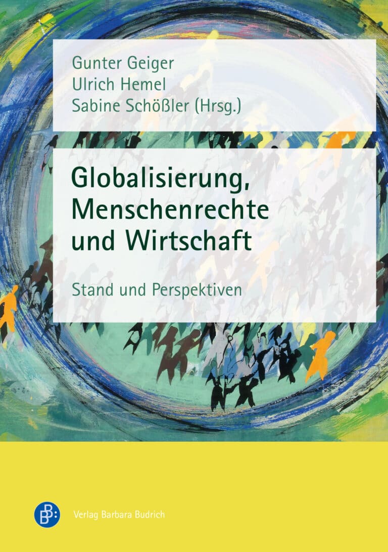 Gunter Geiger/Ulrich Hemel/Sabine Schößler (Hrsg.): Stand und Perspektiven. Verlag Barbara Budrich. ISBN: 978-3-8474-2583-0