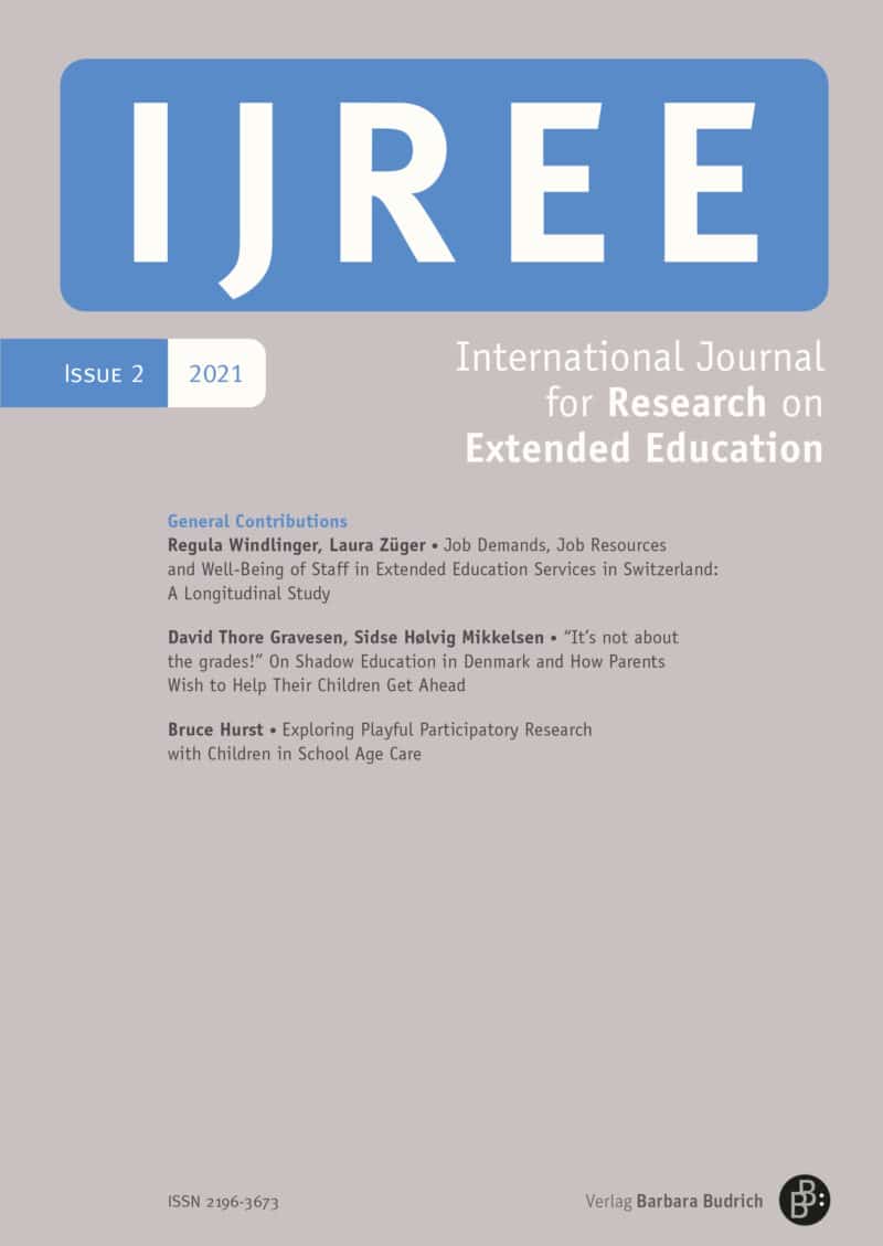 IJREE – International Journal for Research on Extended Education 2-2021: Free Contributions