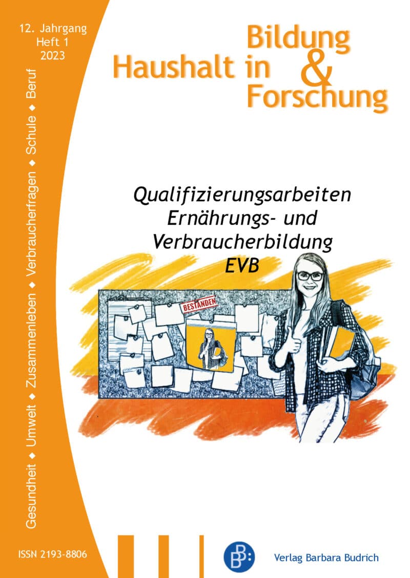 HiBiFo – Haushalt in Bildung & Forschung 1-2023: Qualifizierungsarbeiten Ernährungs- und Verbraucherbildung (EVB)