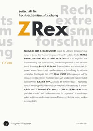 ZRex – Zeitschrift für Rechtsextremismusforschung 2-2023: Freie Beiträge