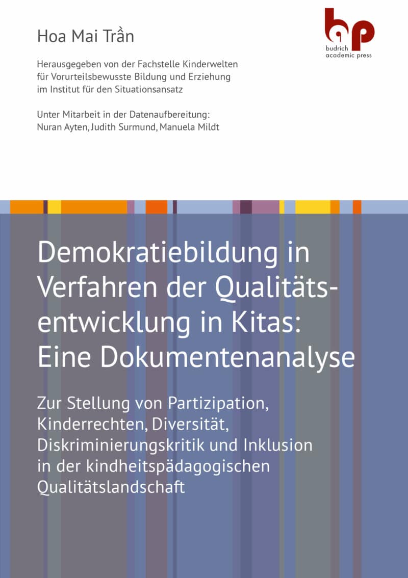 Cover: Demokratiebildung in Verfahren der Qualitätsentwicklung in Kitas: Eine Dokumentenanalyse