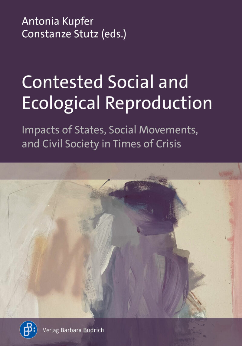 Cover: Contested Social and Ecological Reproduction