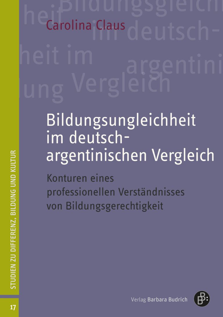 Cover: Bildungsungleichheit im deutsch-argentinischen Vergleich