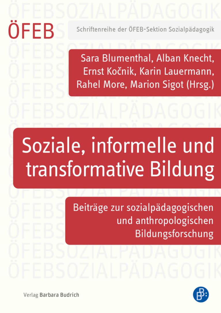 Cover: Soziale, informelle und transformative Bildung