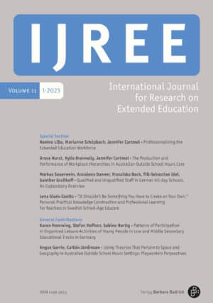 IJREE – International Journal for Research on Extended Education 1-2023: Professionalizing the Extended Education Workforce
