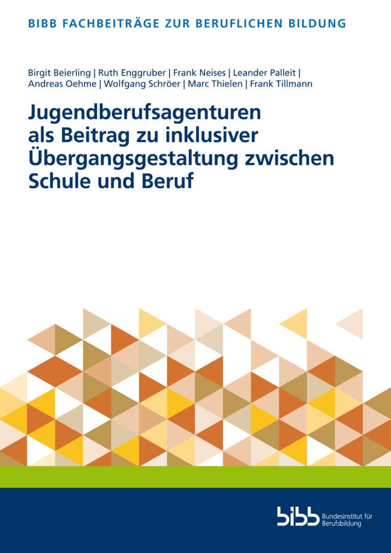 Cover: Jugendberufsagenturen als Beitrag zu inklusiver Übergangsgestaltung zwischen Schule und Beruf