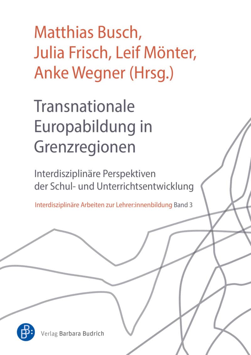 Cover: Transnationale Europabildung in Grenzregionen