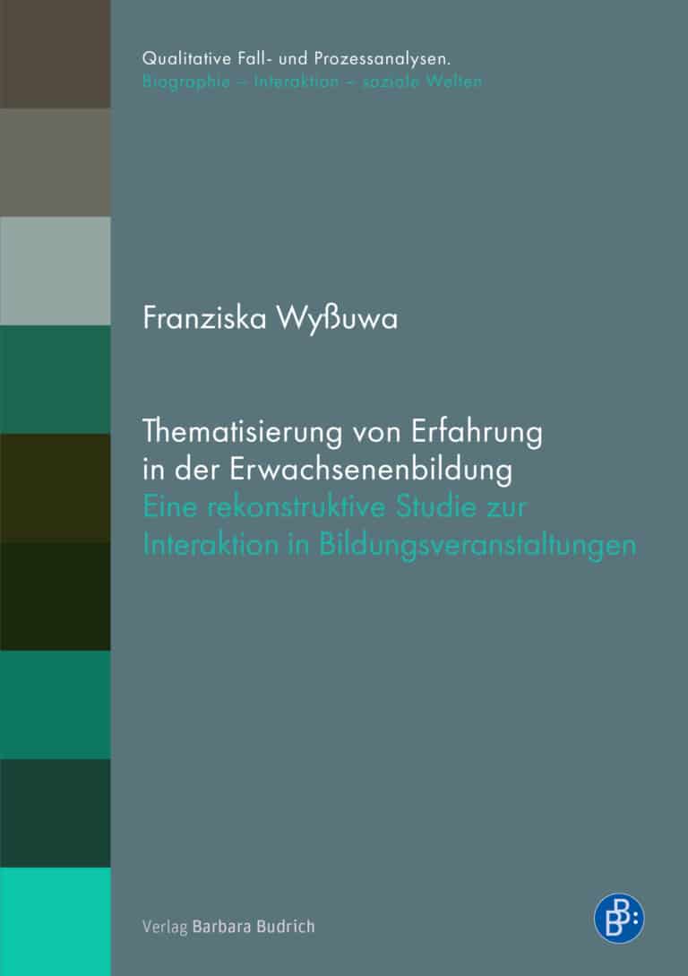 Cover: Thematisierung von Erfahrung in der Erwachsenenbildung