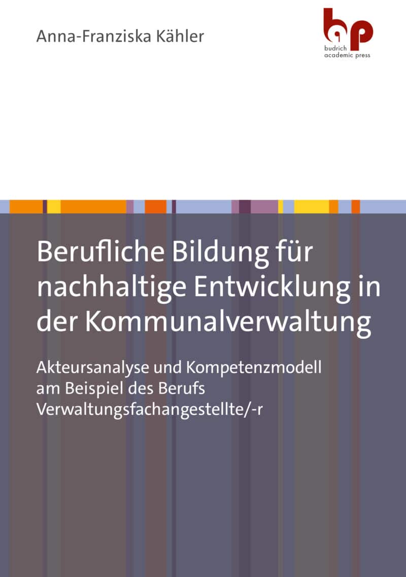 Berufliche Bildung für nachhaltige Entwicklung in der Kommunalverwaltung