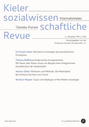 Kieler sozialwissenschaftliche Revue 2-2024: Freie Beiträge