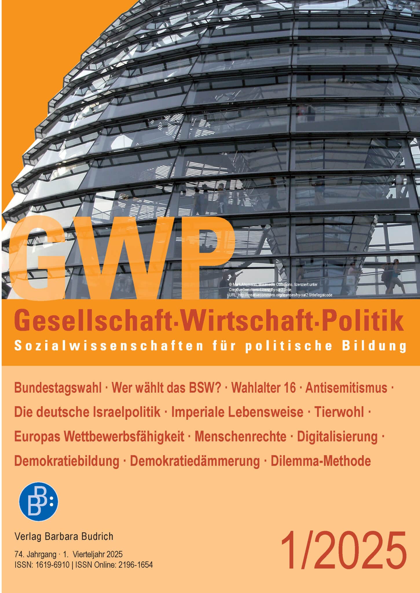 GWP 1-2025 | Themen: Bundestagswahl · Wer wählt das BSW? · Wahlalter 16 ...