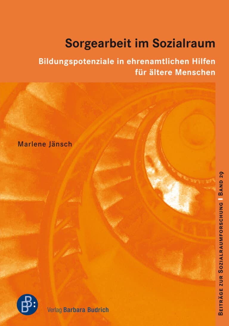 Cover: Sorgearbeit im Sozialraum