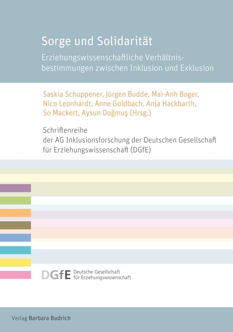 Cover: Sorge und Solidarität