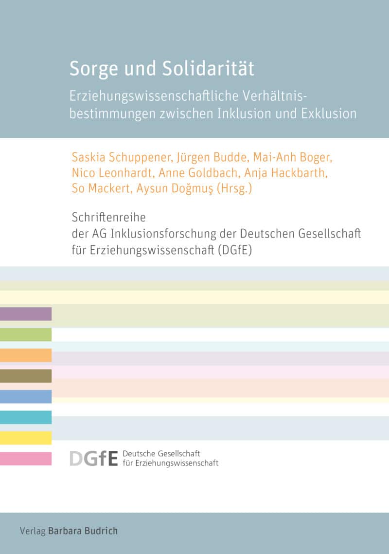 Cover: Sorge und Solidarität