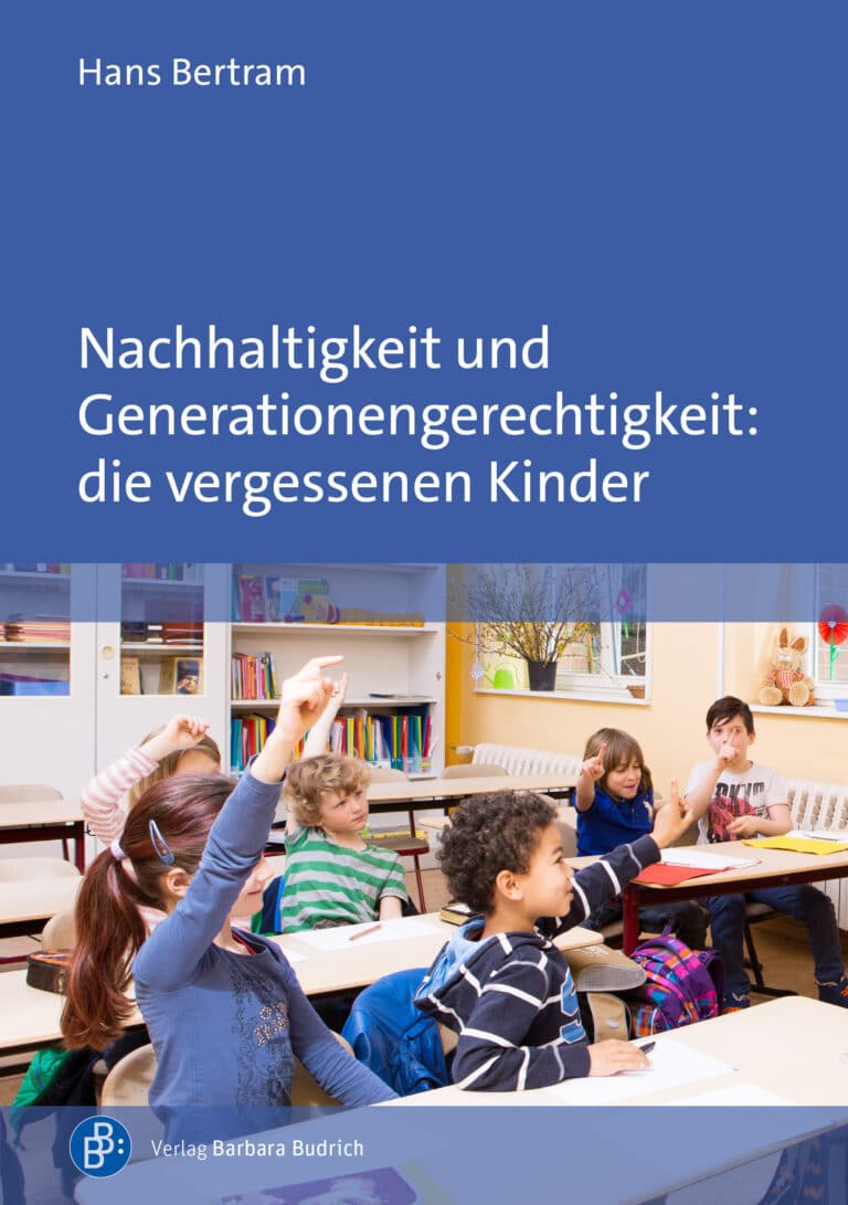 Cover Bertram Nachhaltigkeit und Generationengerechtigkeit: die vergessenen Kinder