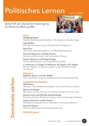 Politisches Lernen 1+2-2025: Demokratie stärken
