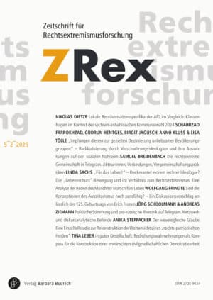 ZRex – Zeitschrift für Rechtsextremismusforschung 2-2025: Freie Beiträge
