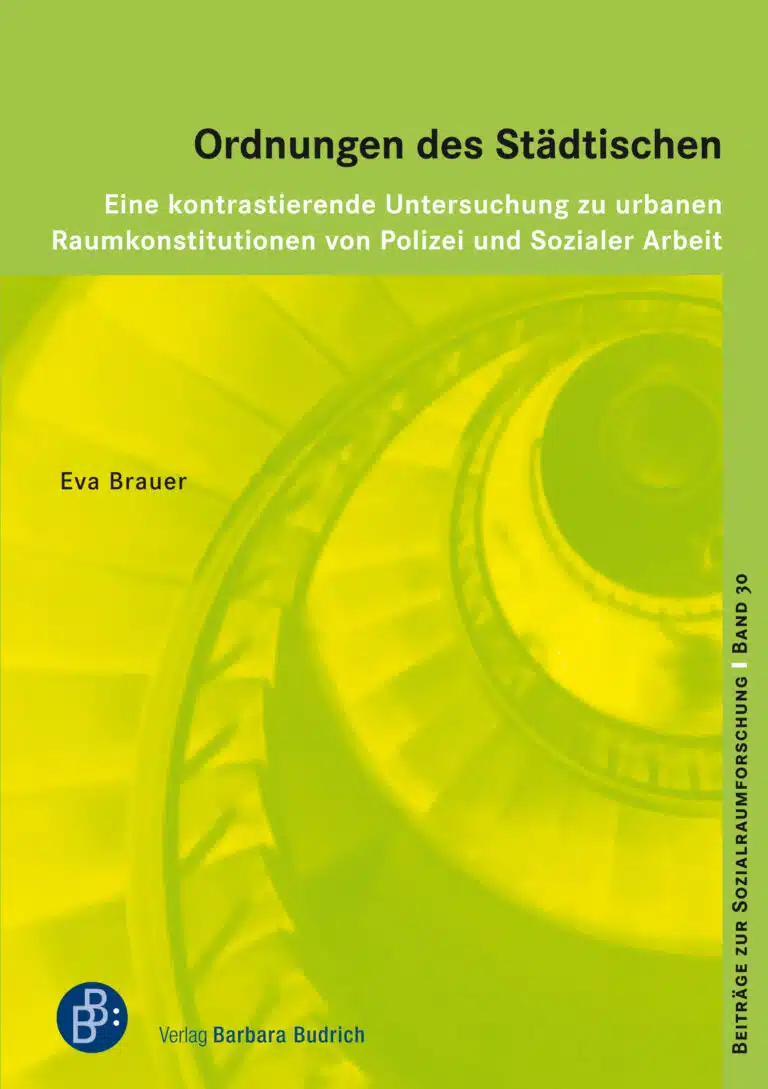 Cover: Ordnungen des Städtischen