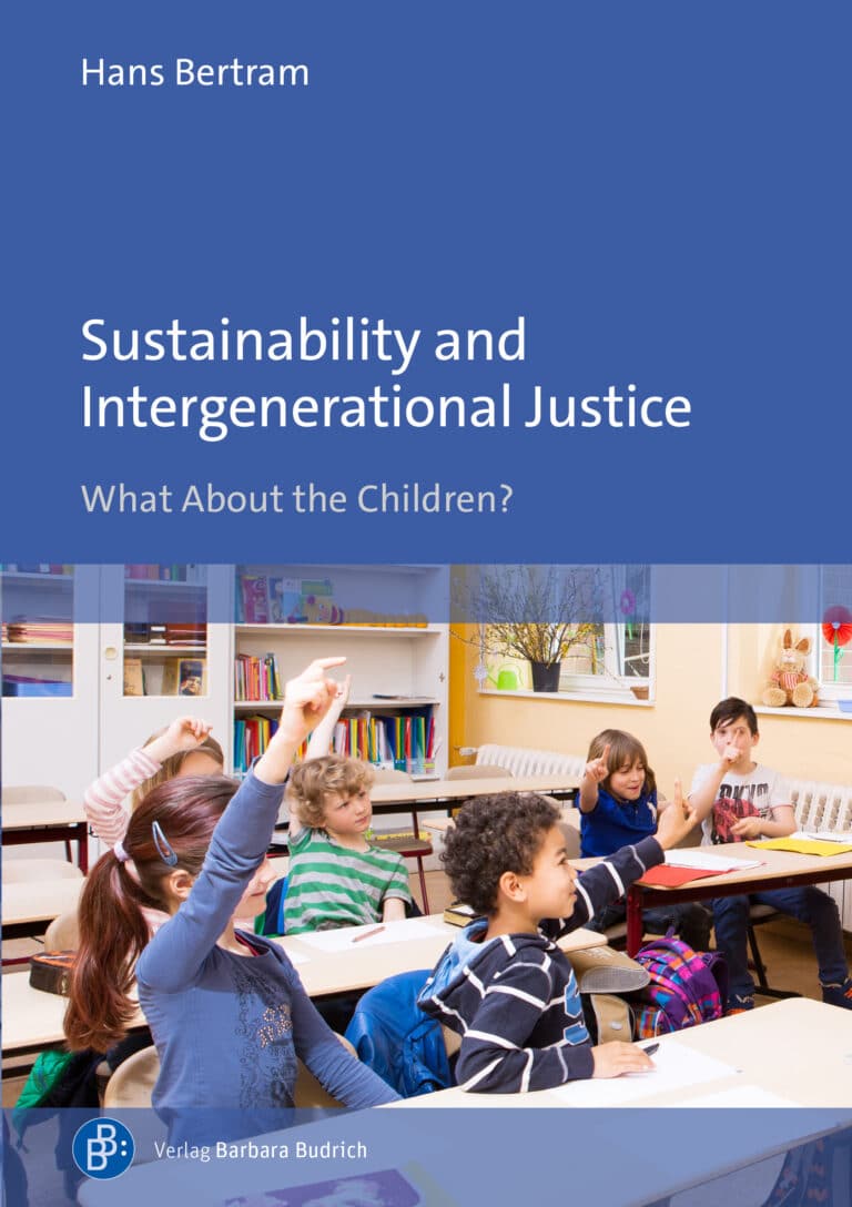 Cover: Sustainability and Intergenerational Justice