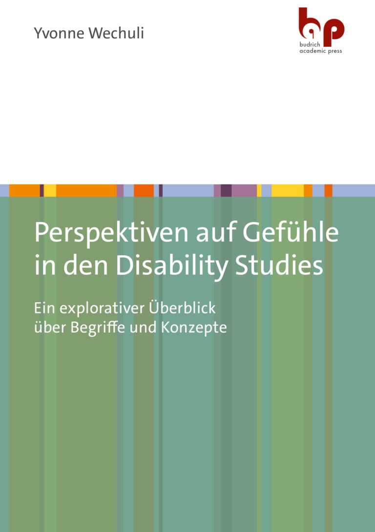 Cover: Perspektiven auf Gefühle in den Disability Studies