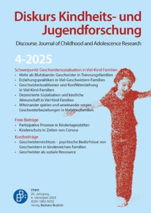 Diskurs 4-2025 | Geschwistersozialisation in Viel-Kind-Familien