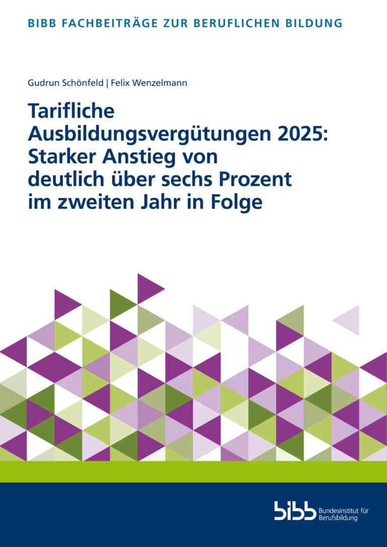 Cover: Tarifliche Ausbildungsvergütungen 2025