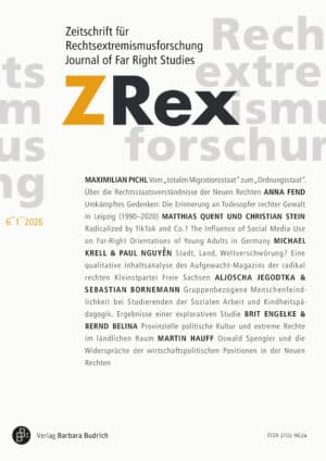 ZRex – Zeitschrift für Rechtsextremismusforschung 1-2026: Freie Beiträge