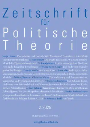 ZPTh – Zeitschrift für Politische Theorie 2-2025: Freie Beiträge