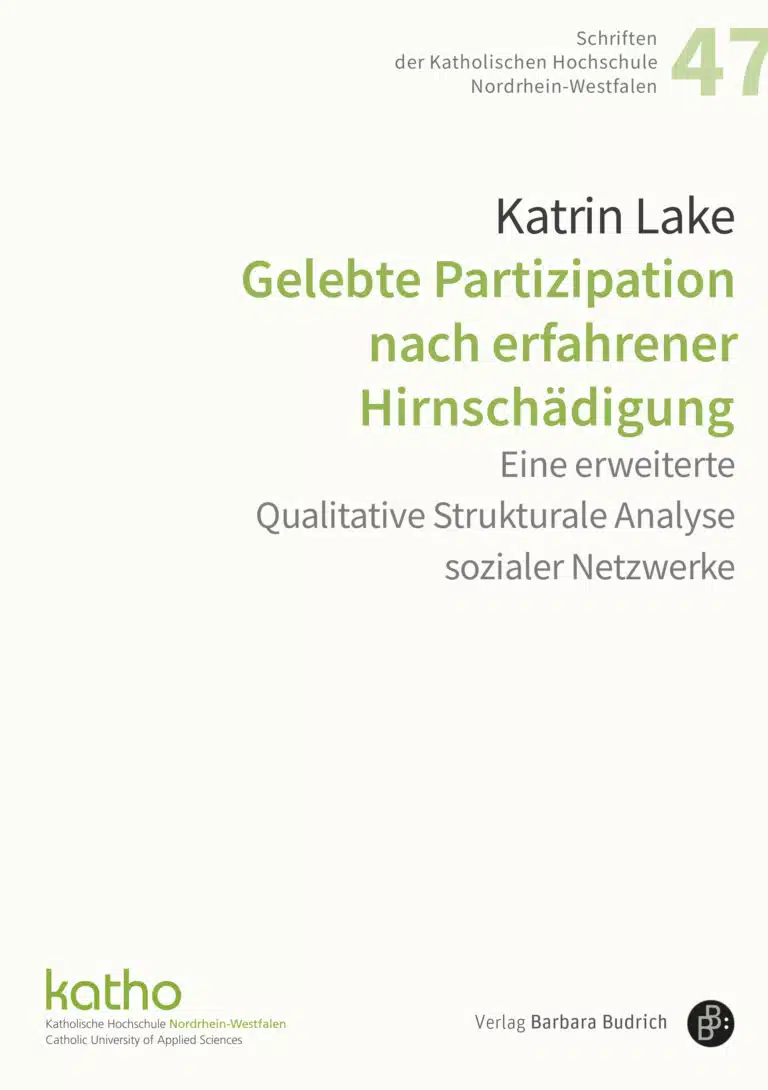 Cover: Gelebte Partizipation nach erfahrener Hirnschädigung