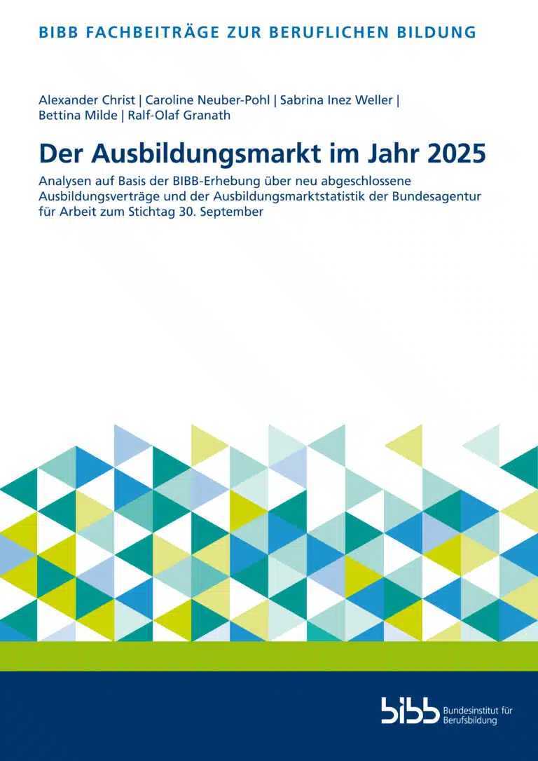 Cover: Der Ausbildungsmarkt im Jahr 2025